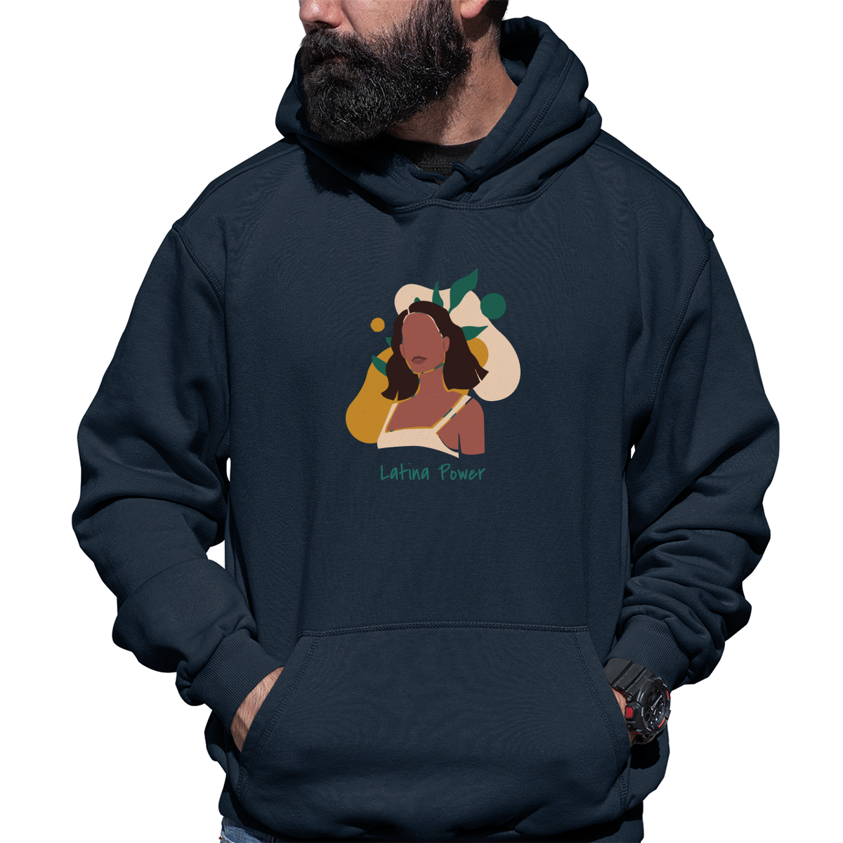 Latina Power Unisex Hoodie | Navy