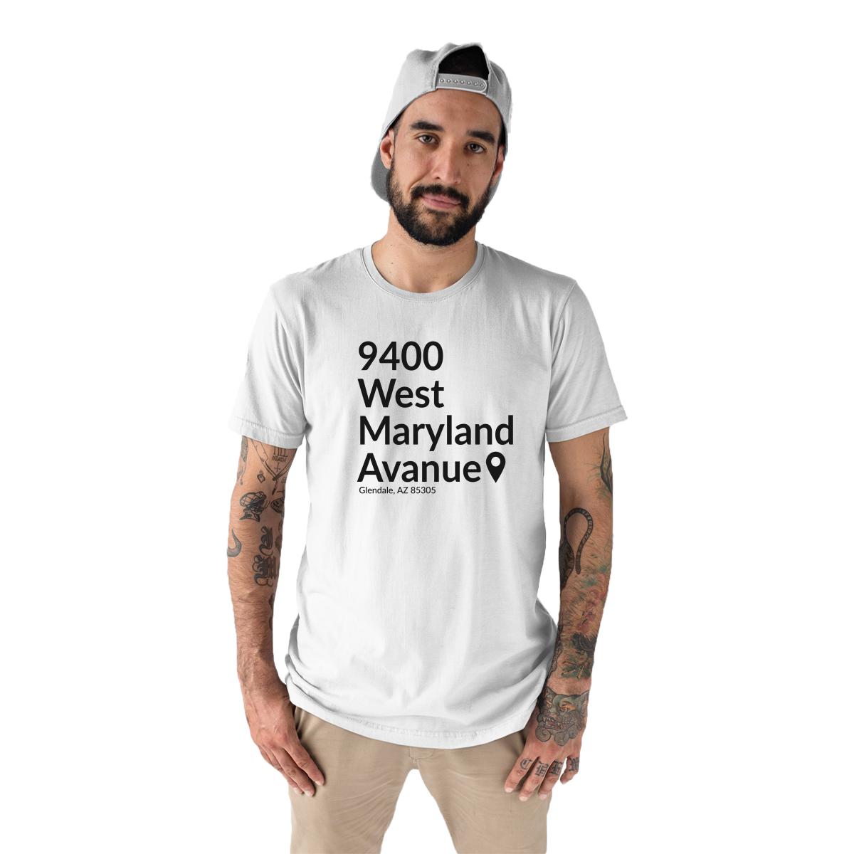 Arizona Hockey Stadium Men's T-shirt | White