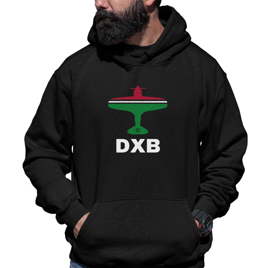 Fly Dubai DXB Airport Unisex Hoodie | Black