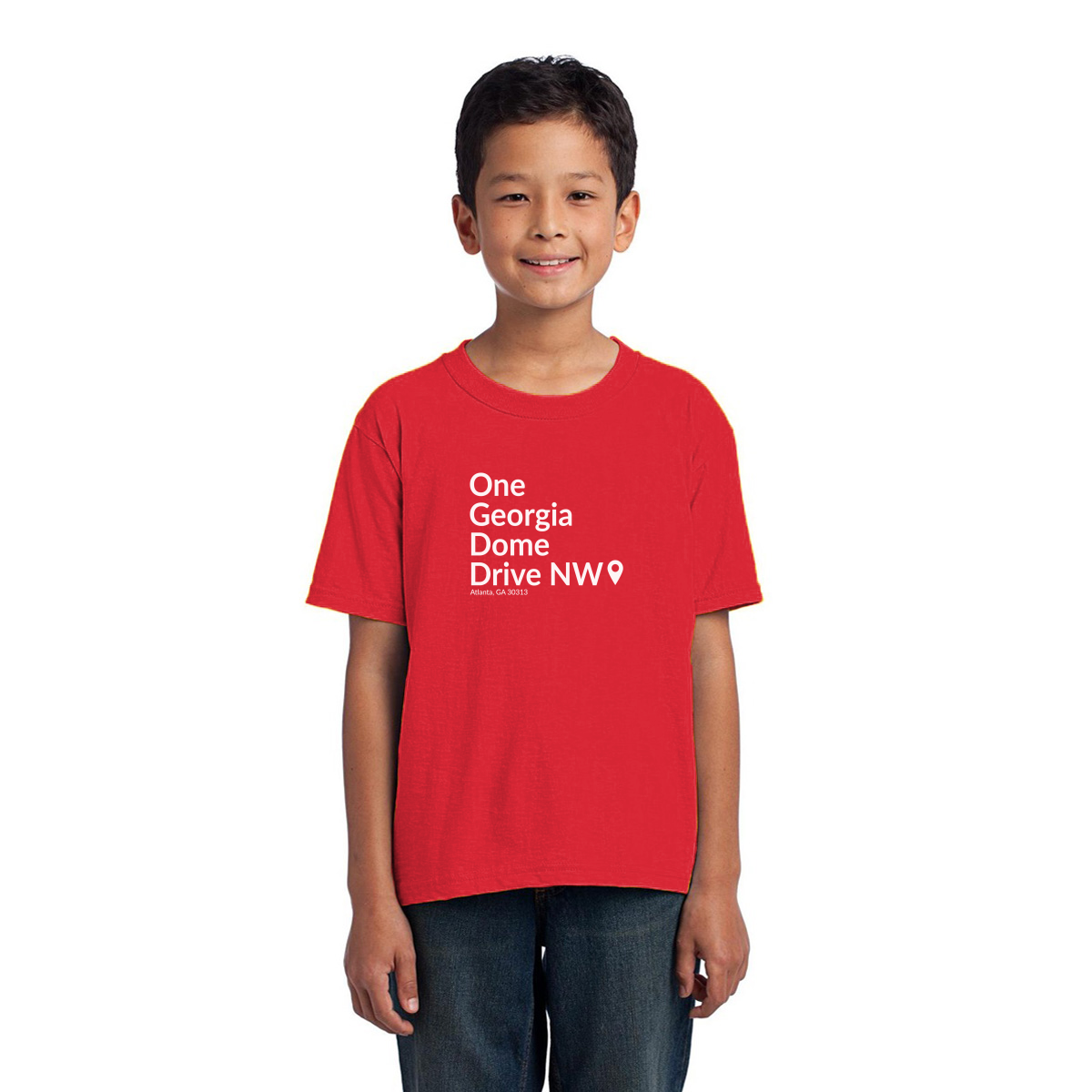 Atlanta Football Stadium Toddler T-shirt | Red