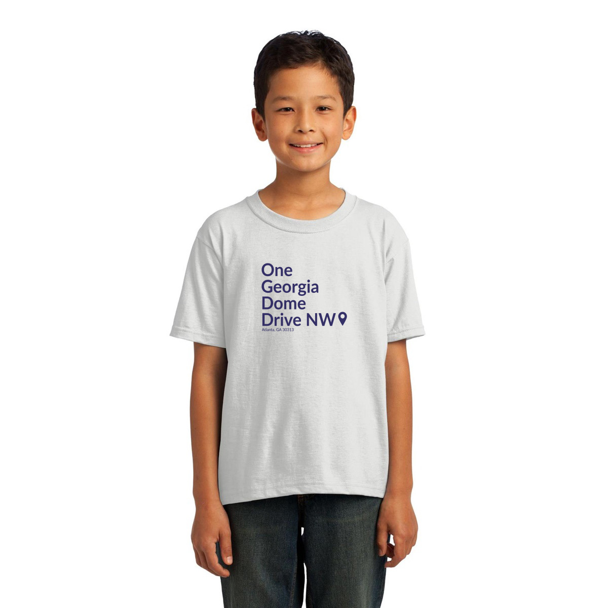 Atlanta Football Stadium Toddler T-shirt | White