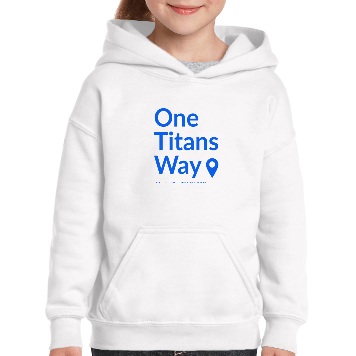 Tennessee Football Stadium Kids Hoodie | White