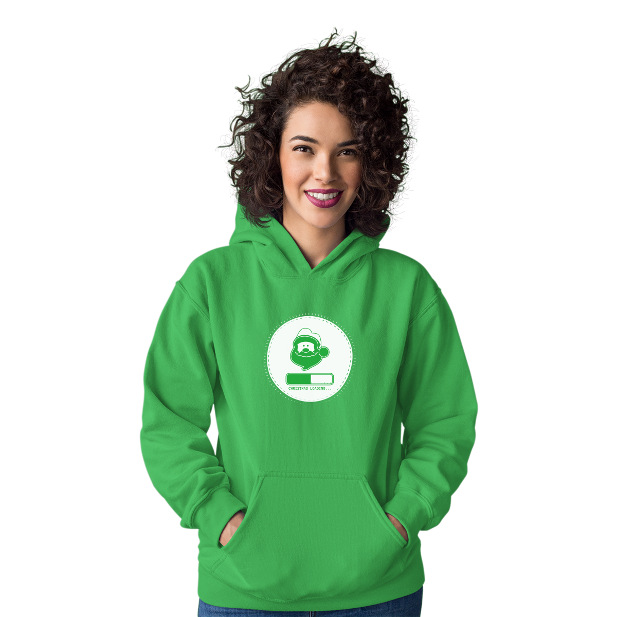 Christmas Loading Unisex Hoodie | Green