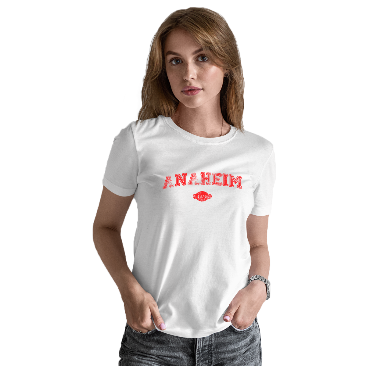 Anaheim 1876 Women's T-shirt | White