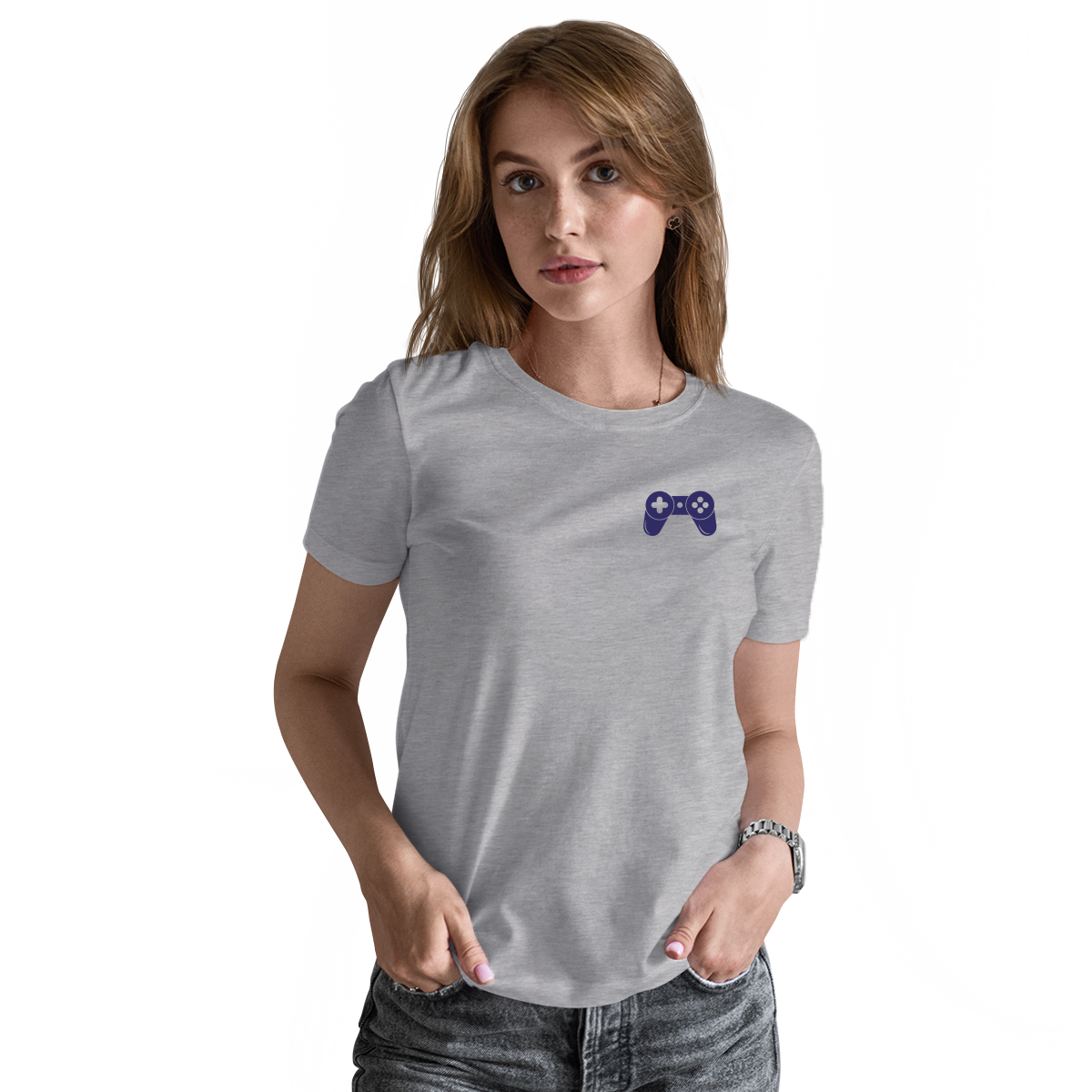 Game Console Women's T-shirt | Gray