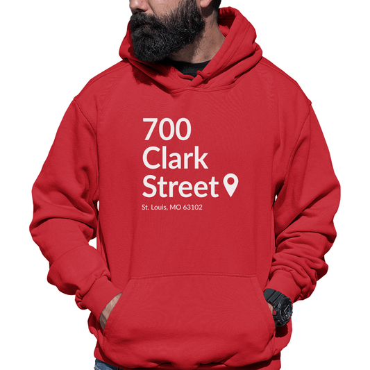 St. Louis Baseball Stadium Unisex Hoodie | Red