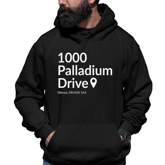 Ottawa Hockey Stadium Unisex Hoodie | Black
