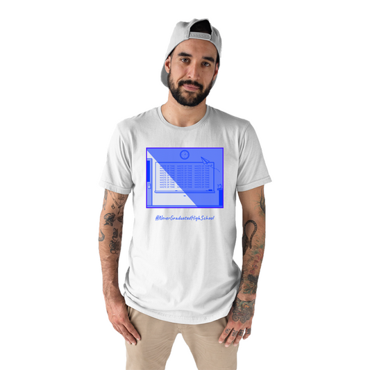 High School Men's T-shirt | White