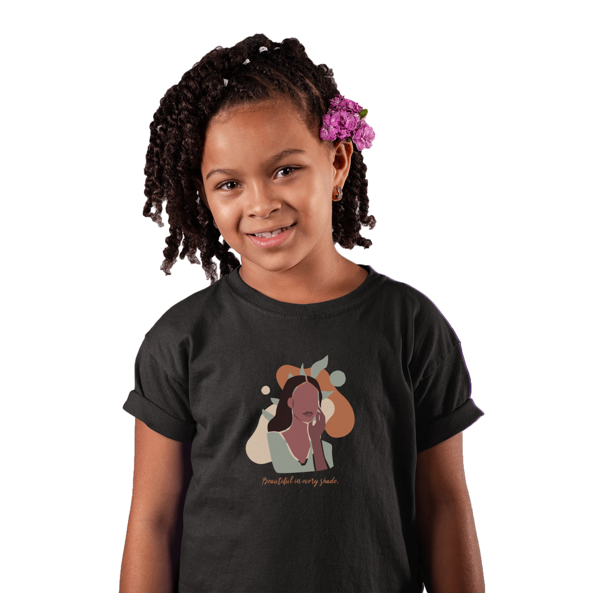 Beautiful in Every Shade Kids T-shirt | Black