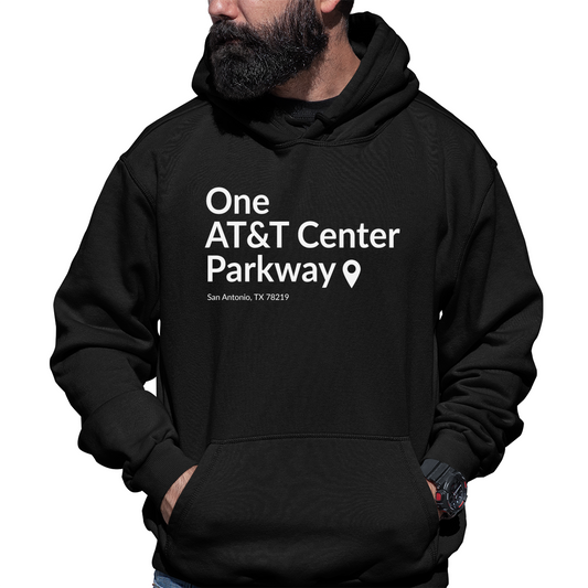 San Antonio Basketball Stadium Unisex Hoodie | Black