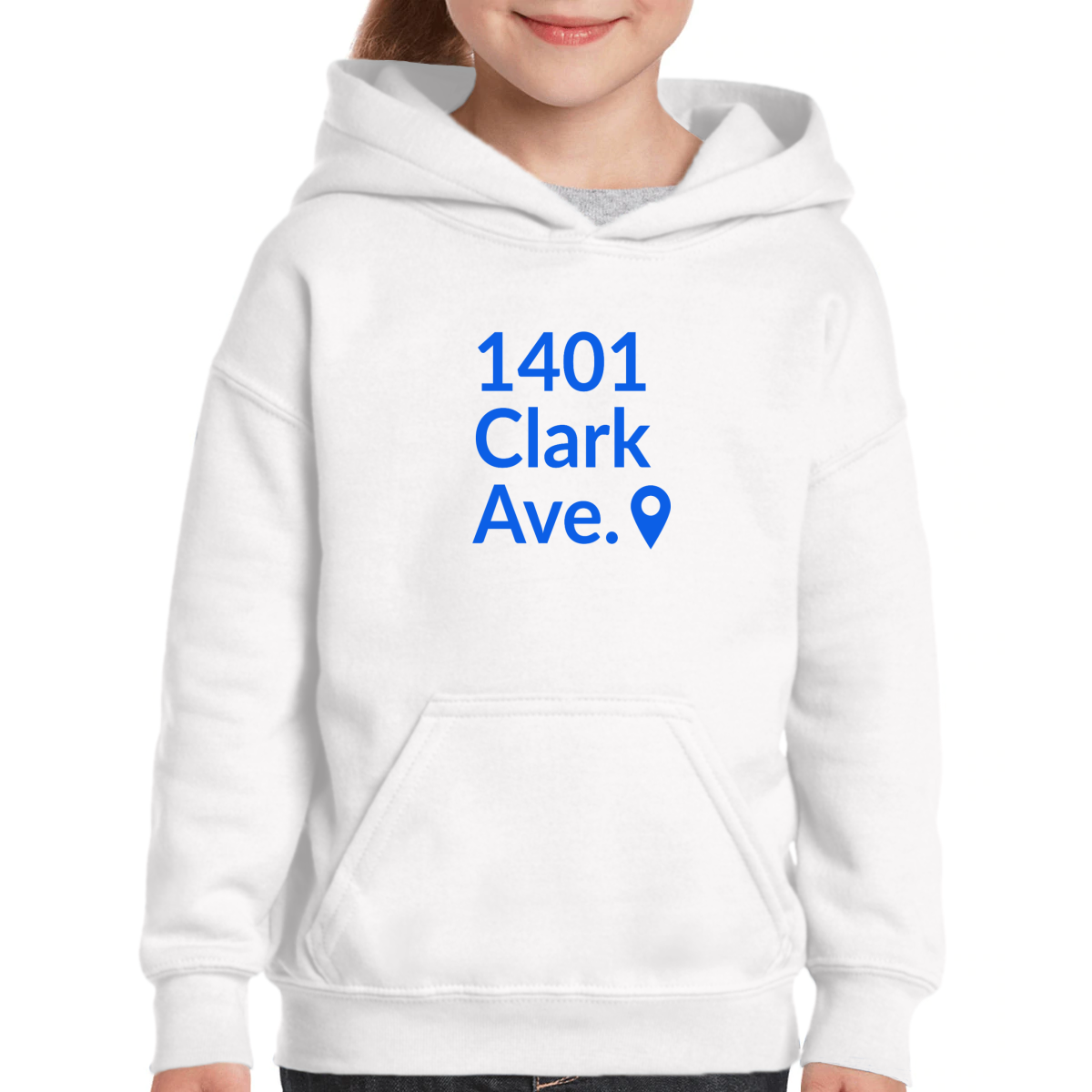 St. Louis Hockey Stadium Kids Hoodie | White