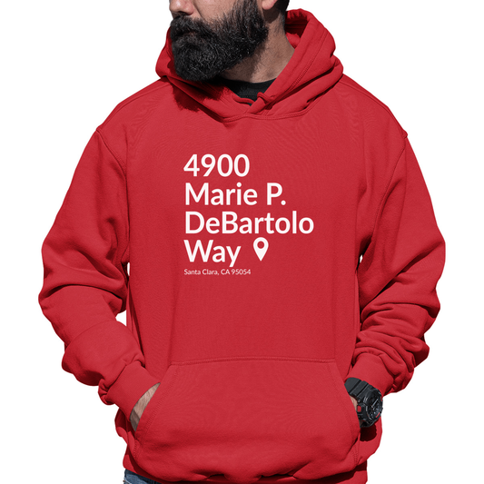 San Francisco Football Stadium Unisex Hoodie | Red