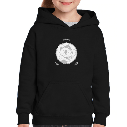 I Actually Graduated Kids Hoodie | Black