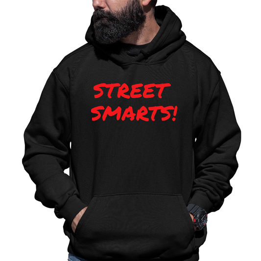 Street Smarts Unisex Hoodie | Black