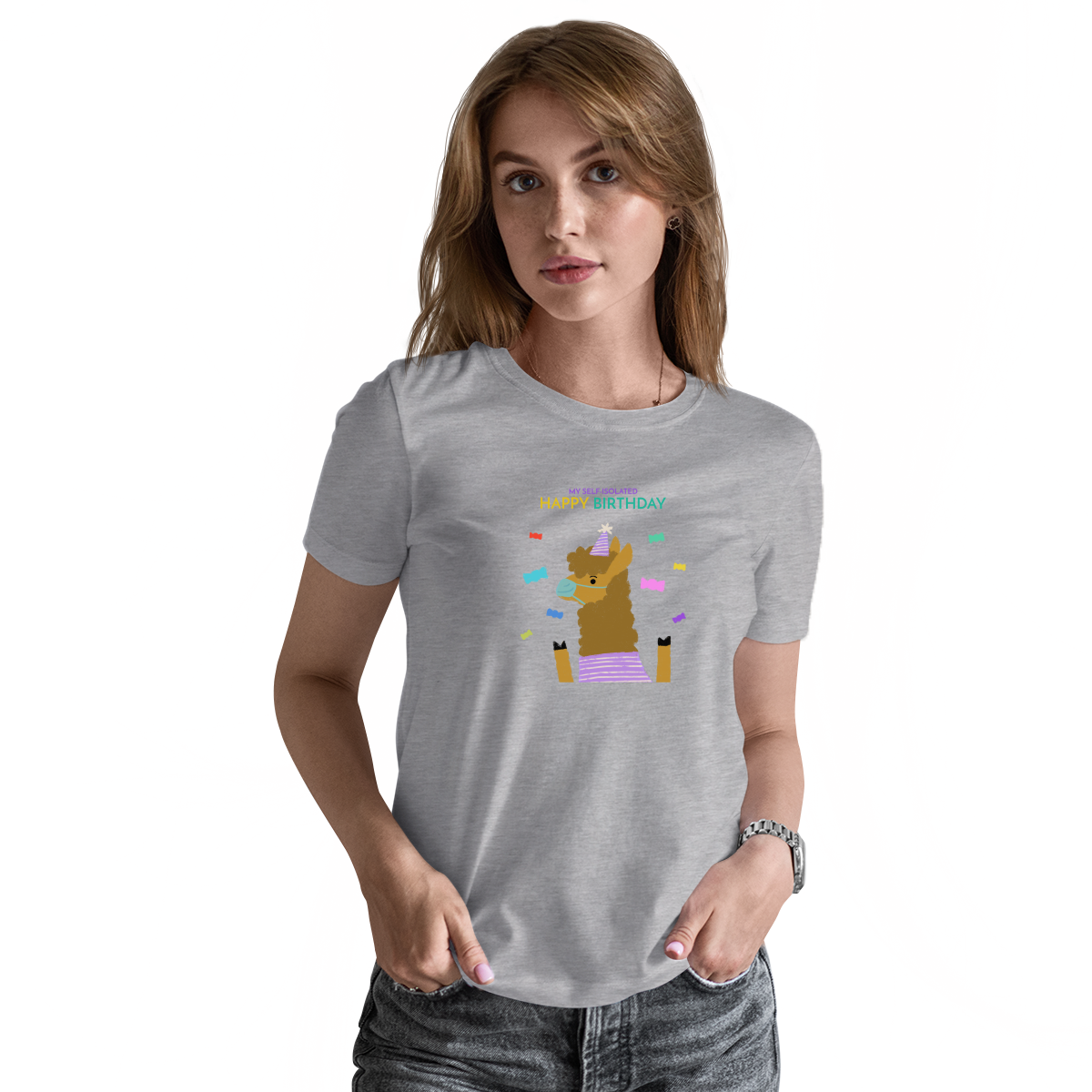 My Self Isolated Women's T-shirt | Gray