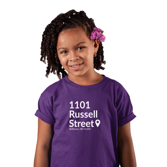Baltimore Football Stadium Toddler T-shirt | Purple