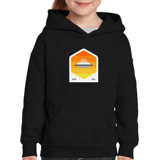 UFO Kids Hoodie | Black