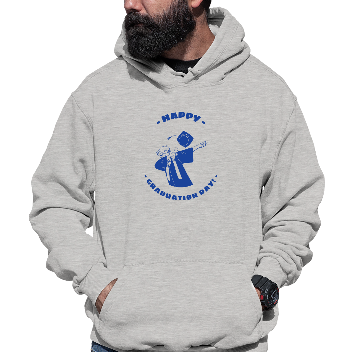 Cool Graduation Day Unisex Hoodie | Gray