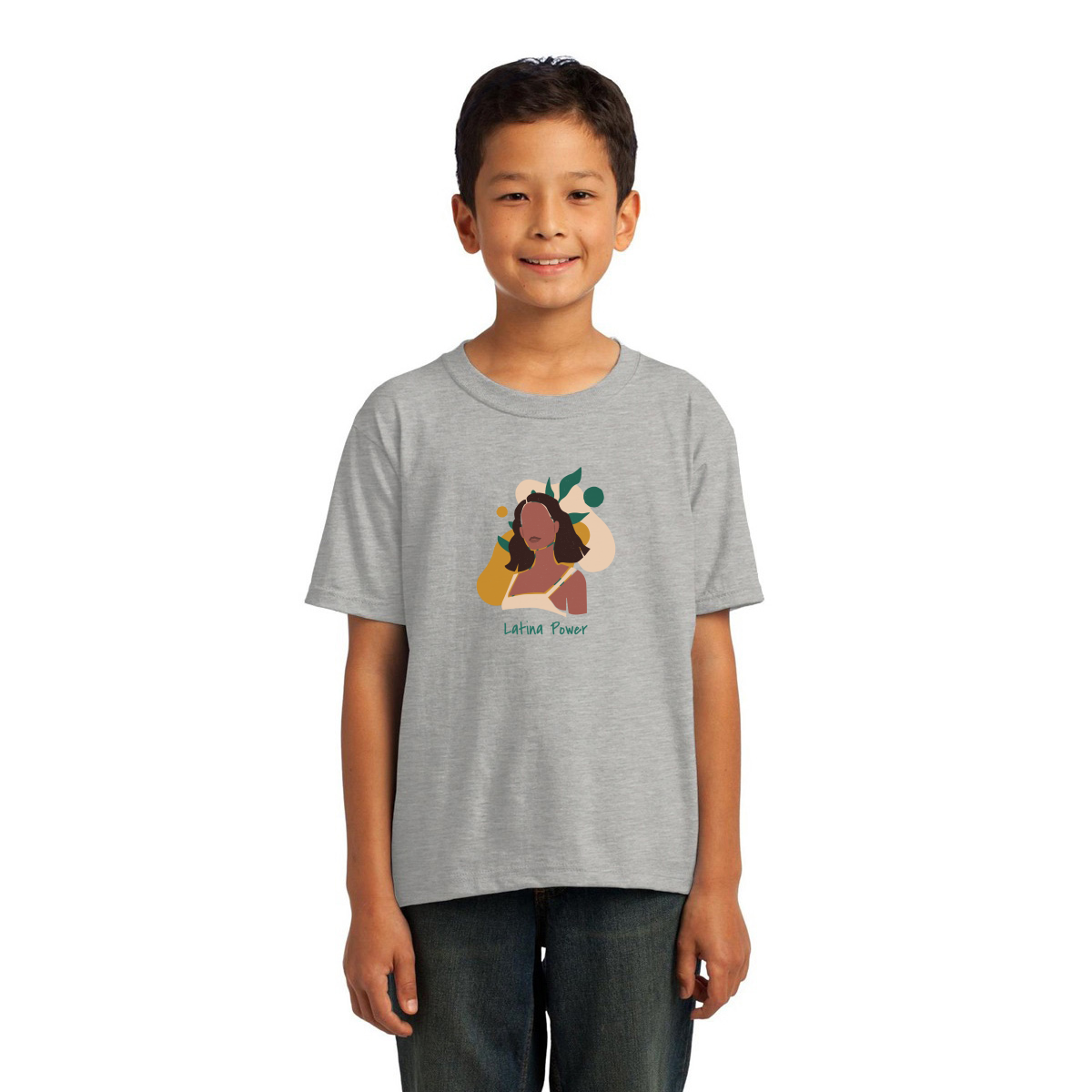 Latina Power Kids T-shirt | Gray