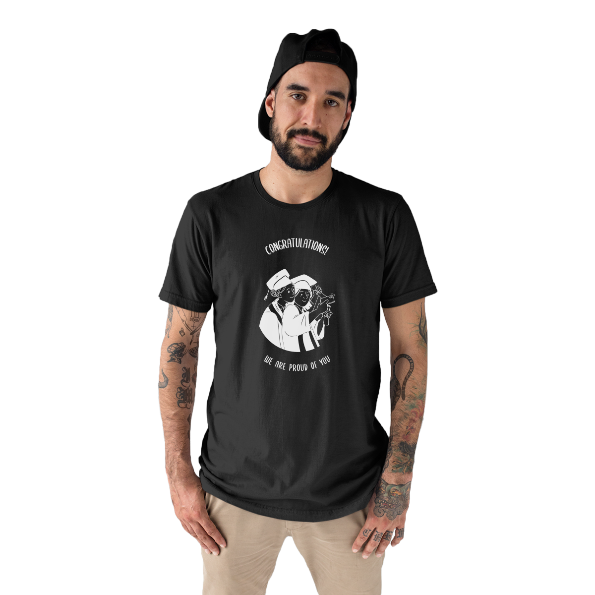 Happy Graduation Day Men's T-shirt | Black