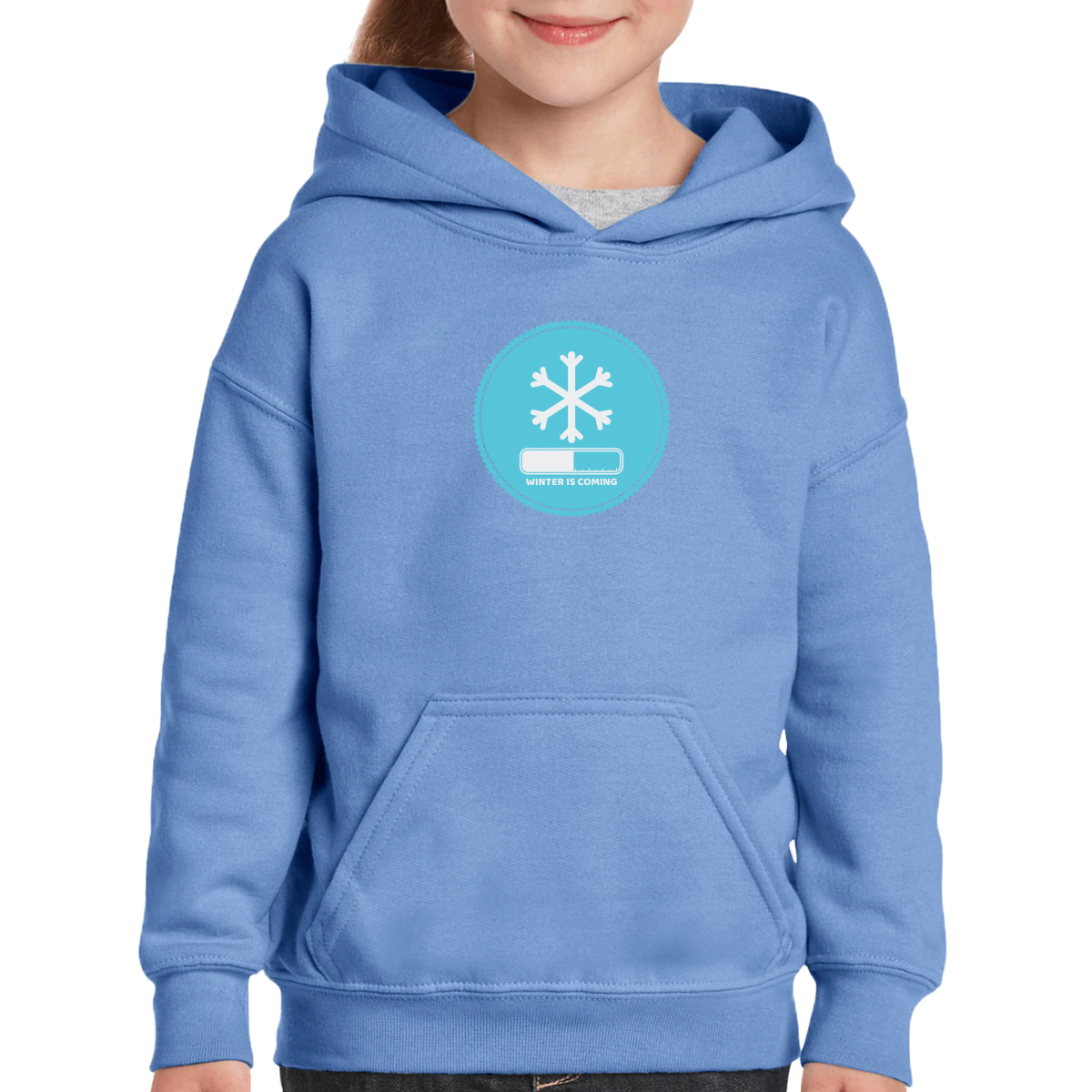 Winter Is Coming Kids Hoodie | Blue