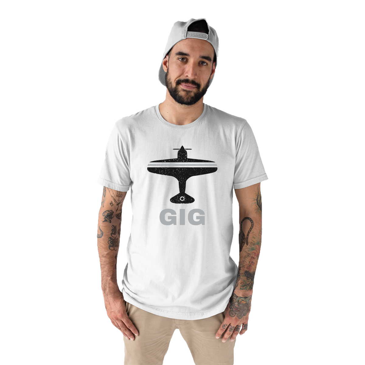 Fly Rio de Janerio GIG Airport Men's T-shirt | White