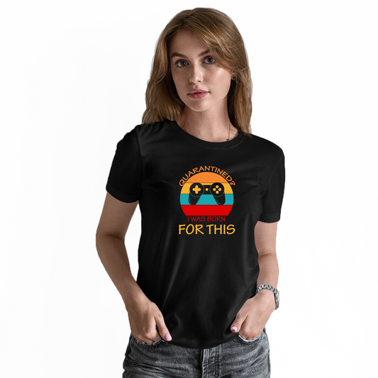 Quarantine Gaming Women's T-shirt | Black