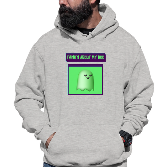 Think'n About My Boo Unisex Hoodie | Gray