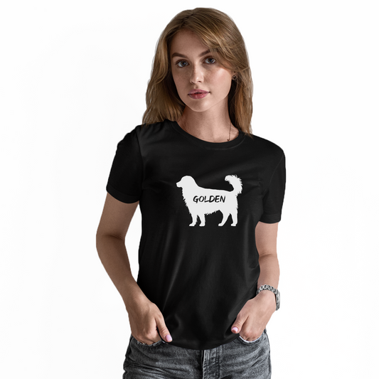 Golden Retriever Women's T-shirt | Black