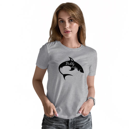 Daddy Shark Women's T-shirt | Gray