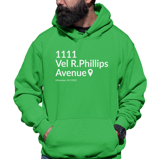 Milwaukee Basketball Stadium Unisex Hoodie | Green