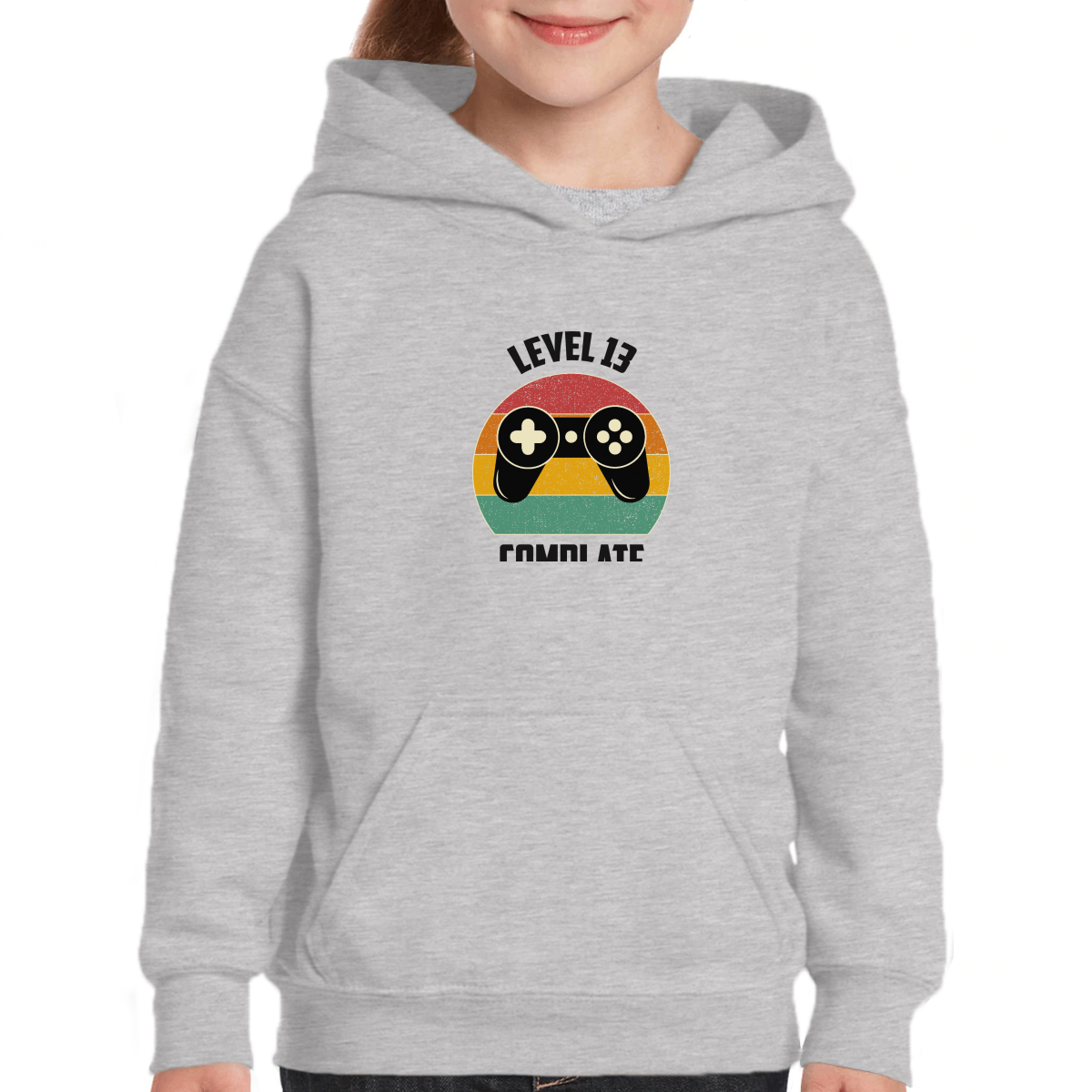 LEVEL 13 Kids Hoodie | Gray