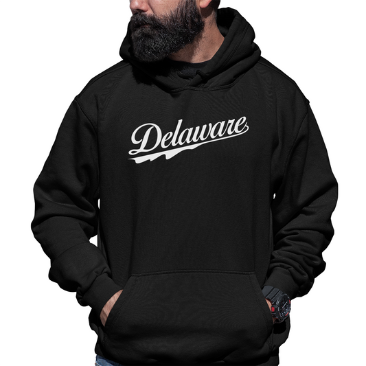 Delaware Unisex Hoodie | Black