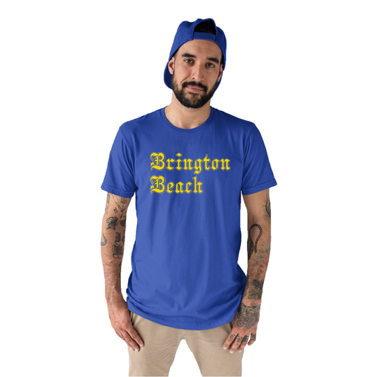 Brighton Beach Gothic Represent Men's T-shirt | Blue