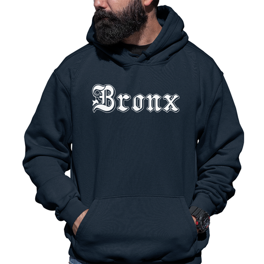 Bronx Gothic Represent Unisex Hoodie | Navy