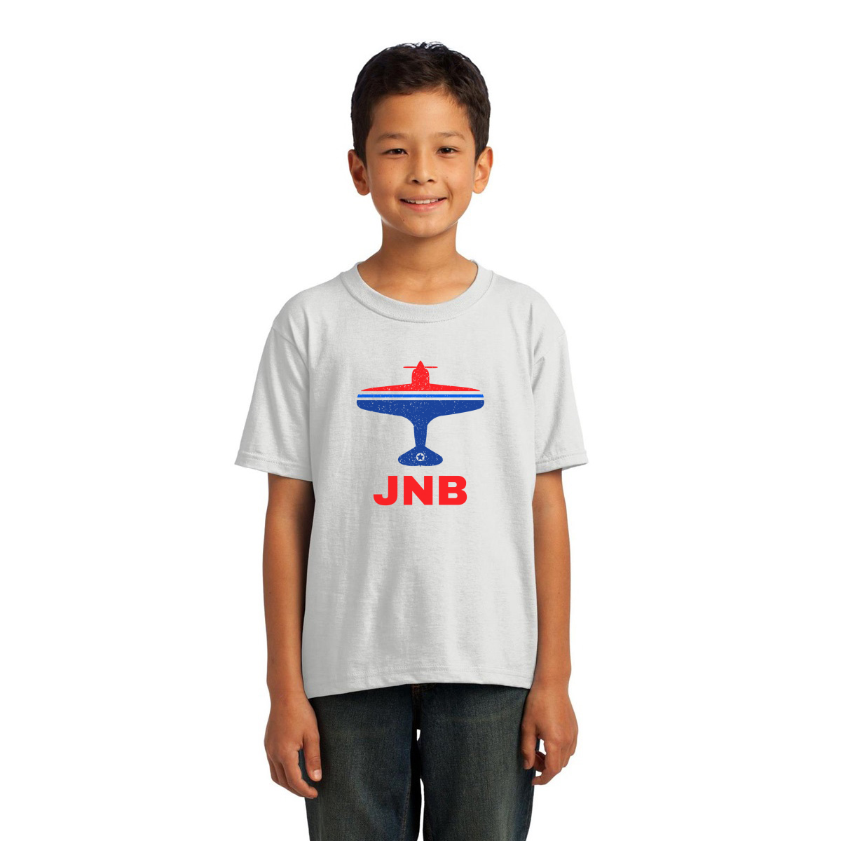 Fly Johannesburg JNB Airport Kids T-shirt | White