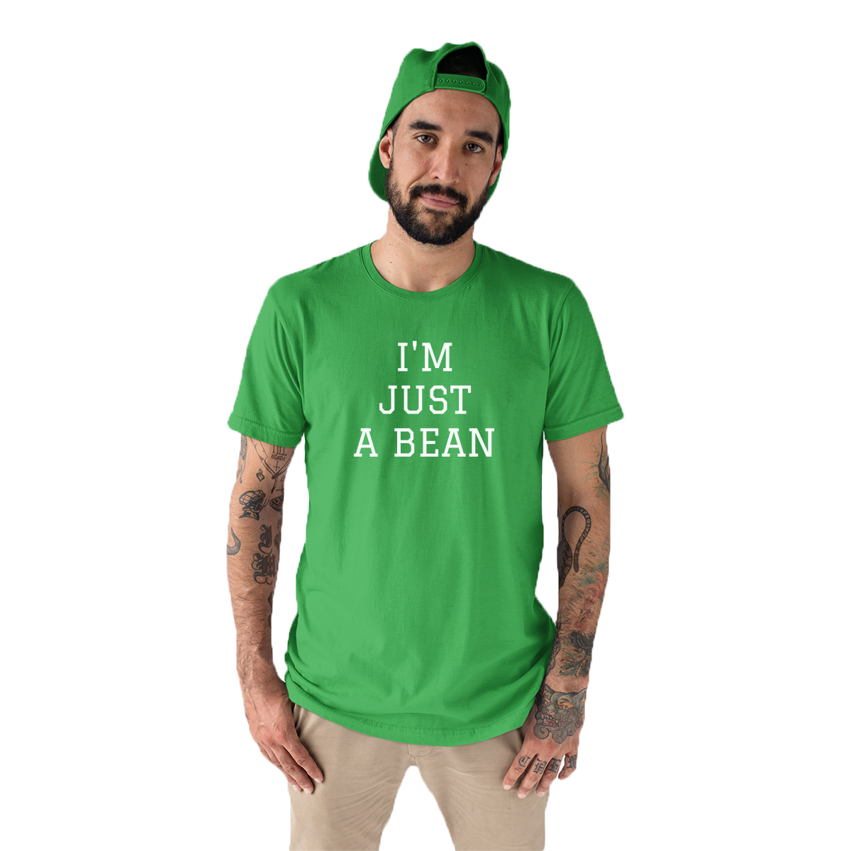 I'm Just A Bean  Men's T-shirt | Green