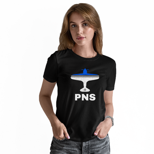Fly Pensacola PNS Airport Women's T-shirt | Black