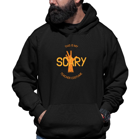 This Is My Scary Teacher Costume Unisex Hoodie | Black