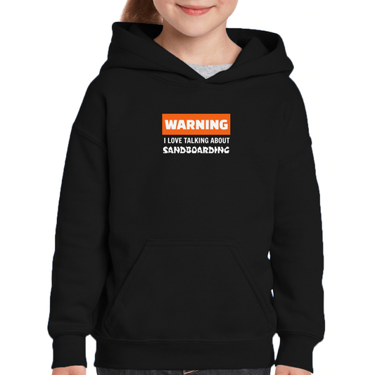 Sandboarding Kids Hoodie | Black