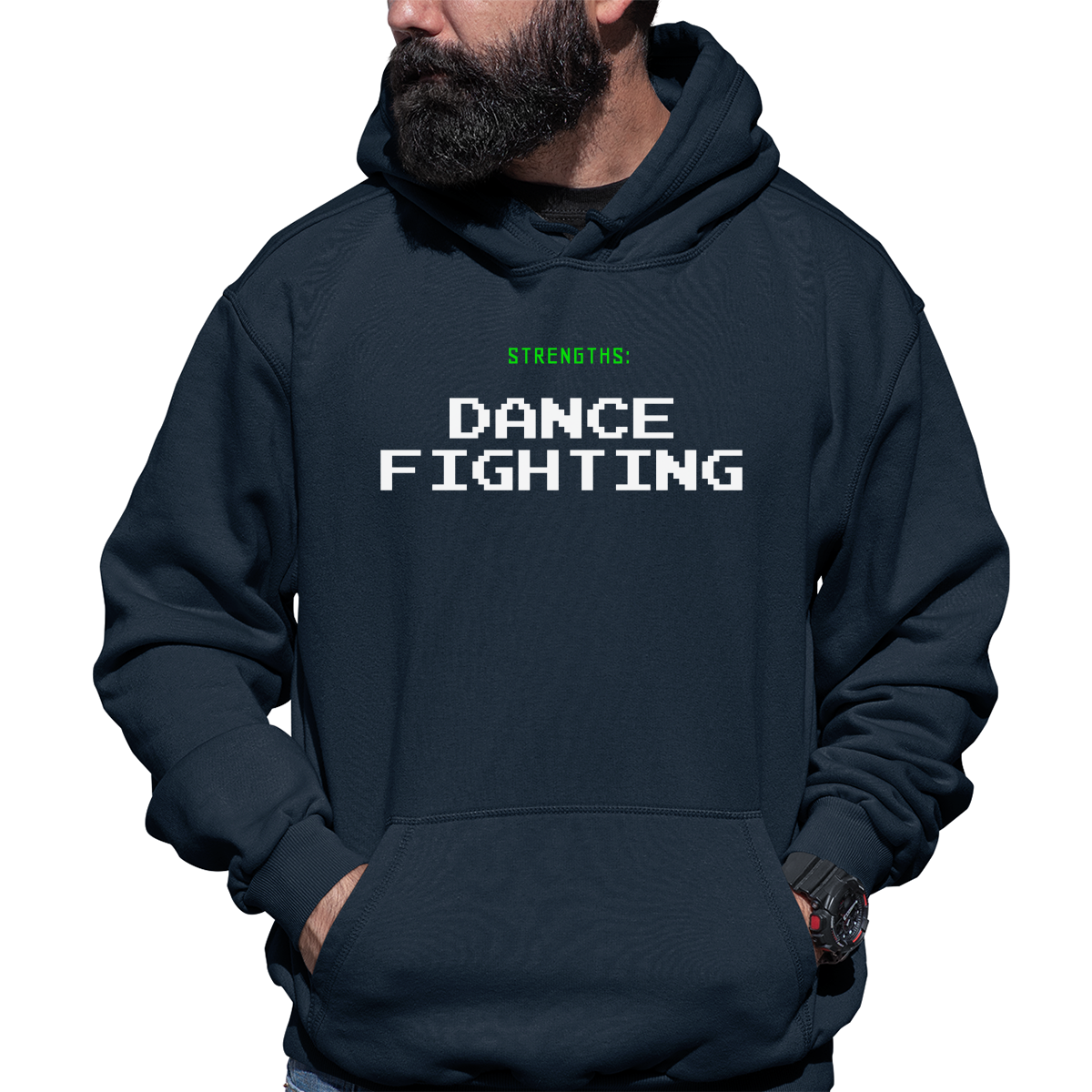 Strengths Dance Fighting Unisex Hoodie | Navy