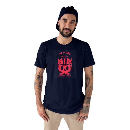 I'm a Dad and a Biker Men's T-shirt | Navy