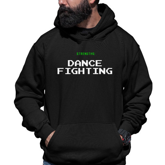 Strengths Dance Fighting Unisex Hoodie | Black