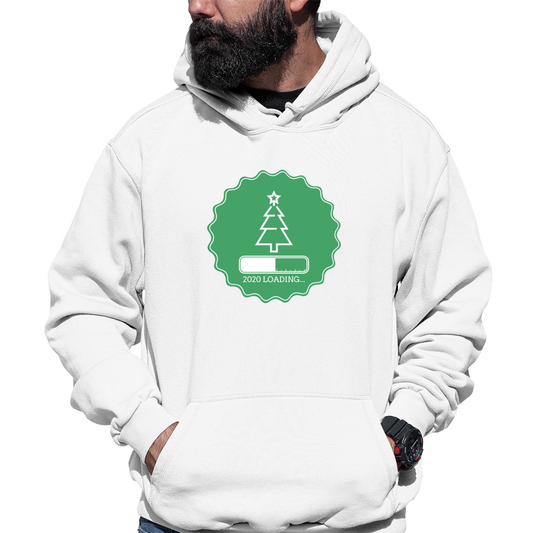 2021 Loading Unisex Hoodie | White