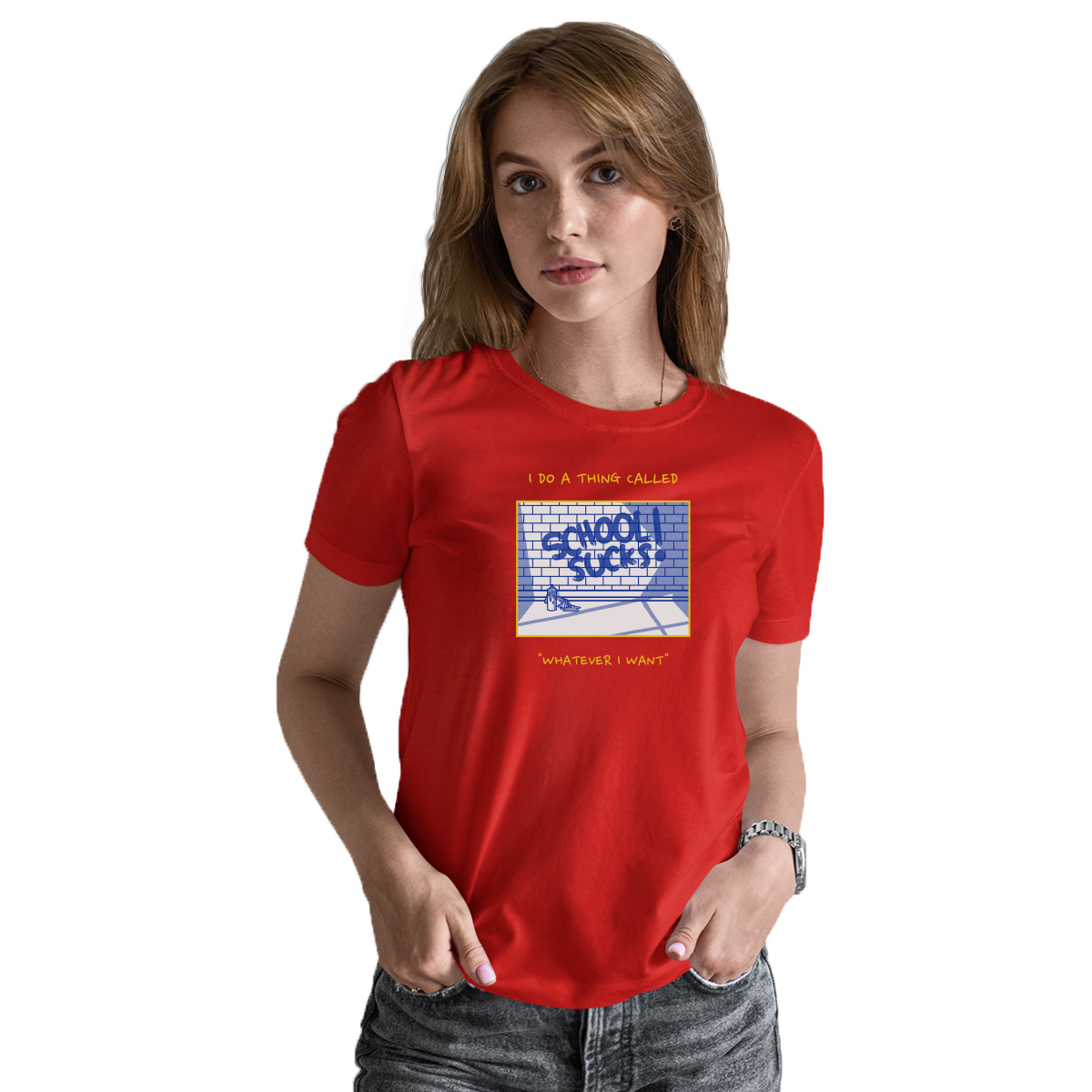 I Do A Thing Called "Whatever I Want" Women's T-shirt | Red