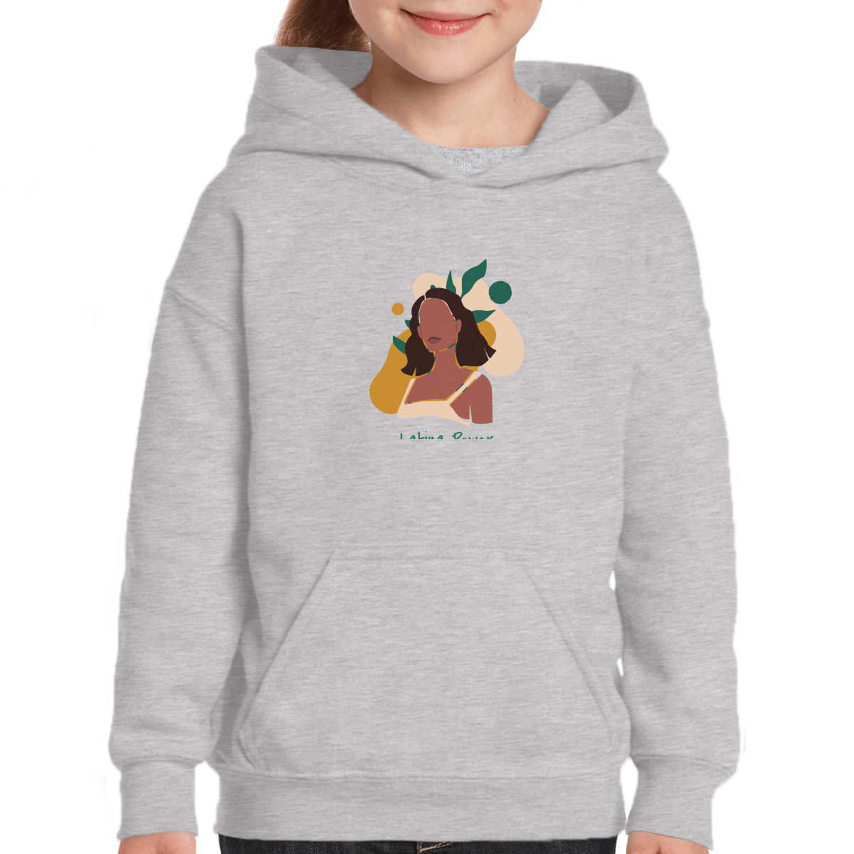 Latina Power Kids Hoodie | Gray