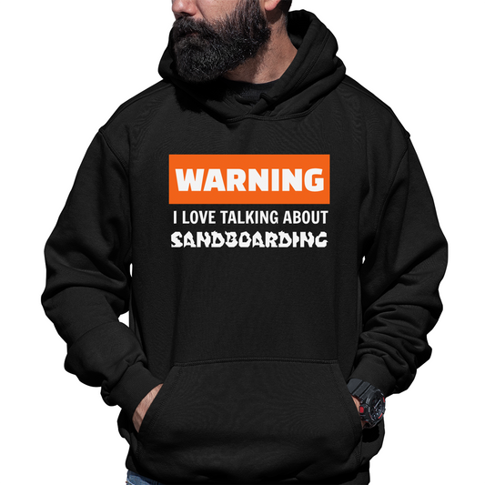Sandboarding Unisex Hoodie | Black