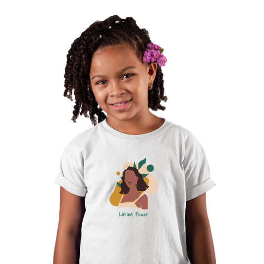 Latina Power Kids T-shirt | White