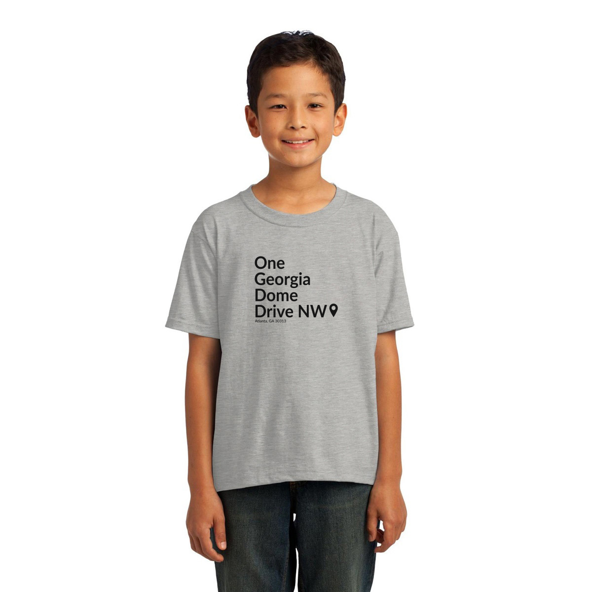 Atlanta Football Stadium Toddler T-shirt | Gray