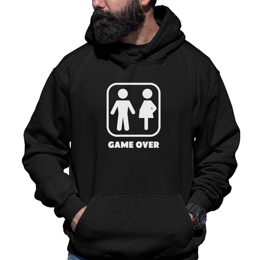 Game Over Unisex Hoodie | Black